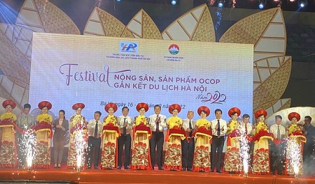 Khai mạc Festival nông sản, sản phẩm OCOP gắn kết du lịch Hà Nội năm 2022