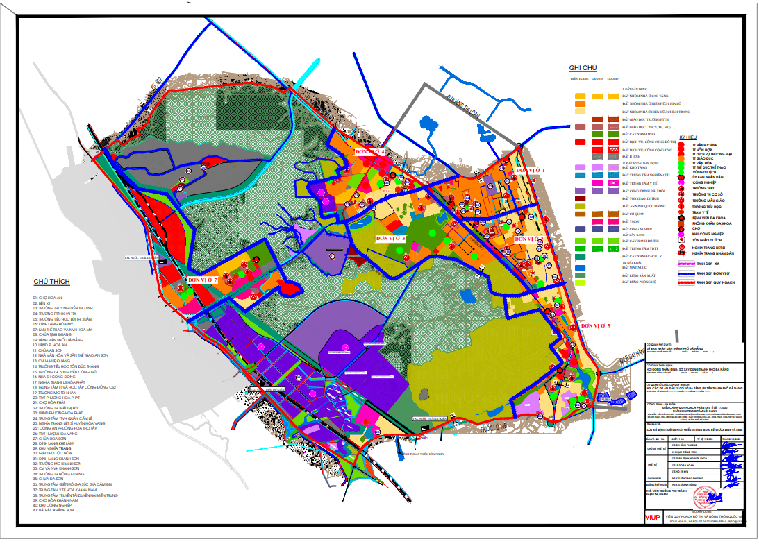 Đà Nẵng lấy ý kiến đồ án quy hoạch phân khu Trung tâm lõi xanh quy mô 4.775 ha