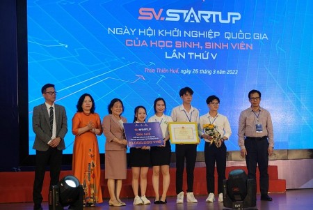 Trường Đại học Nguyễn Tất Thành có 3 dự án đạt giải SV_STARTUP 2023