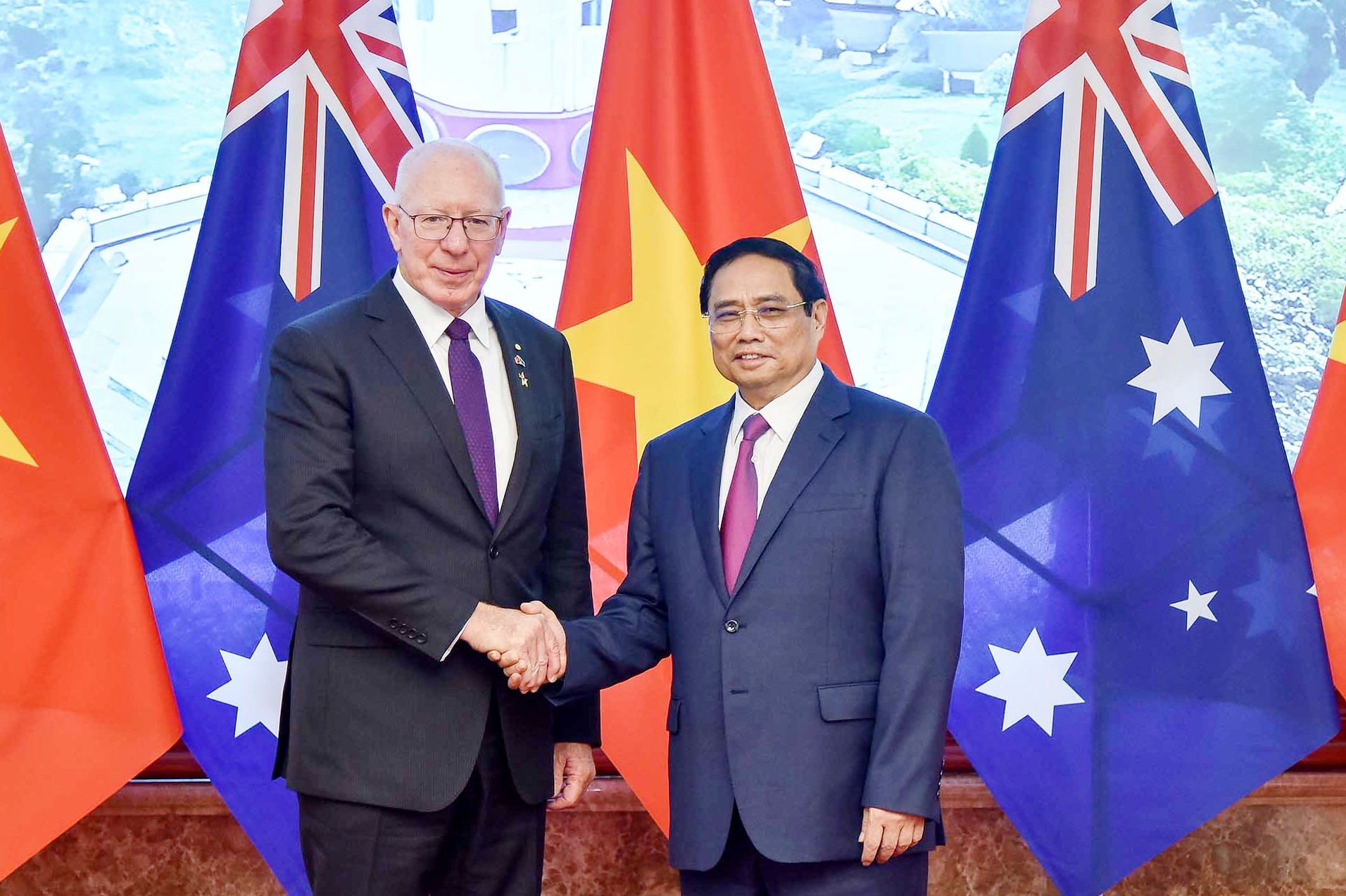 Thủ tướng Chính phủ Phạm Minh Chính hội kiến với Toàn quyền Australia