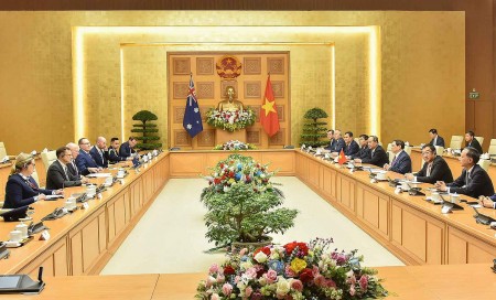 Thủ tướng Chính phủ Phạm Minh Chính hội kiến với Toàn quyền Australia