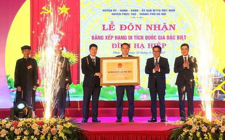 Phúc Thọ: Đình Hạ Hiệp được xếp hạng Di tích quốc gia đặc biệt