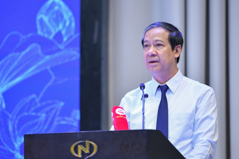 Bộ trưởng Bộ GD&amp;ĐT Nguyễn Kim Sơn phát biểu tại Hội nghị