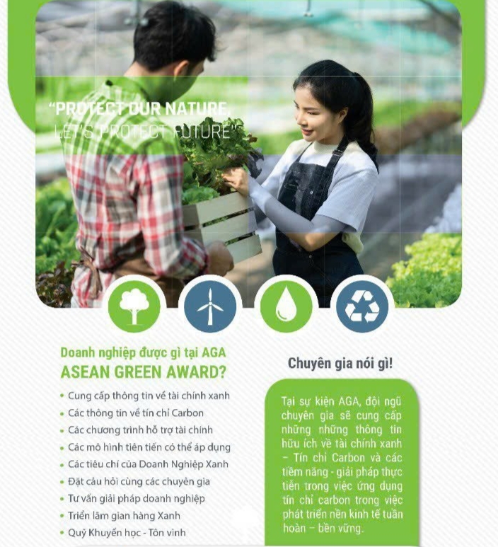 Khởi động giải thưởng “Hành trình xanh Asean - Asean Green Awards 2023”
