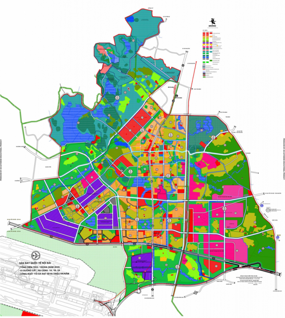 Hà Nội phê duyệt đồ án quy hoạch phân khu đô thị Sóc Sơn khu 1 quy mô 629,34ha