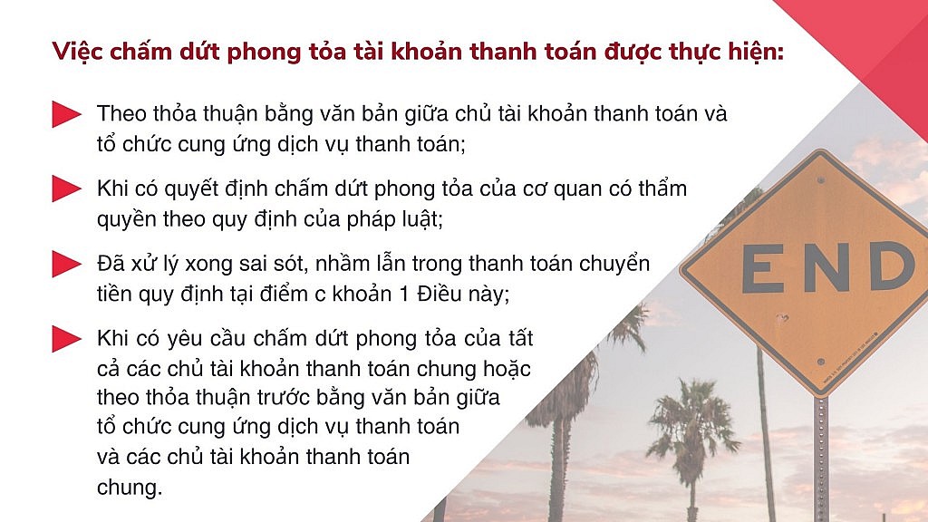 Những trường hợp nào bị phong tỏa tài khoản thanh toán từ 1/7/2024?