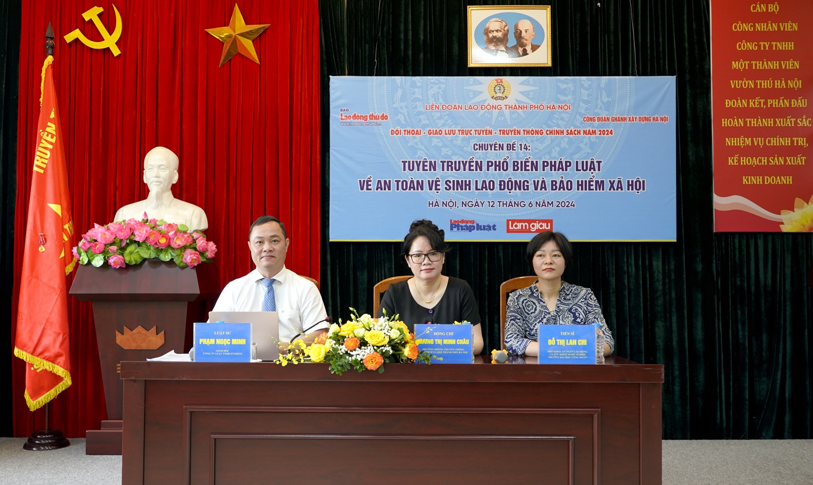 TRỰC TUYẾN: Chuyên đề "Phổ biến pháp luật về An toàn vệ sinh lao động và bảo hiểm xã hội”