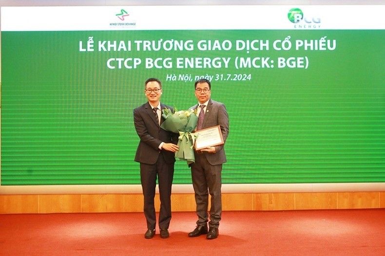 Cổ phiếu BGE của BCG Energy chính thức lên sàn UPCoM