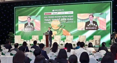 Ngành ngân hàng thực thi ESG để phát triển bền vững