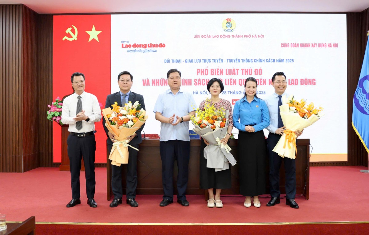 TRỰC TUYẾN: Phổ biến Luật Thủ đô và những chính sách mới liên quan đến người lao động