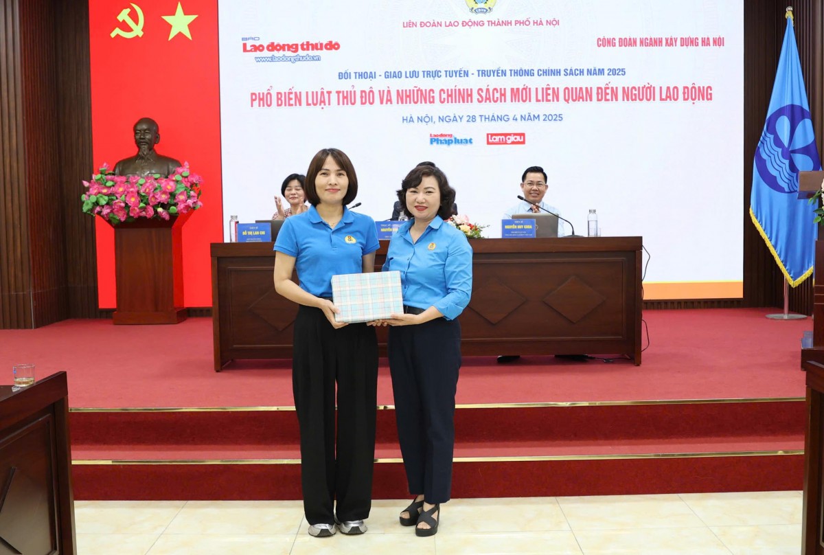 TRỰC TUYẾN: Phổ biến Luật Thủ đô và những chính sách mới liên quan đến người lao động