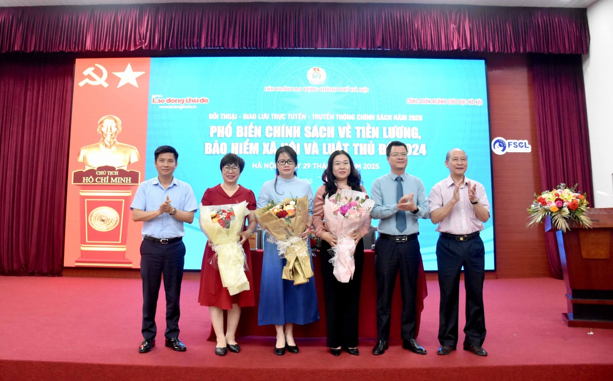 TRỰC TUYẾN: Phổ biến chính sách về tiền lương, bảo hiểm xã hội và Luật Thủ đô 2024