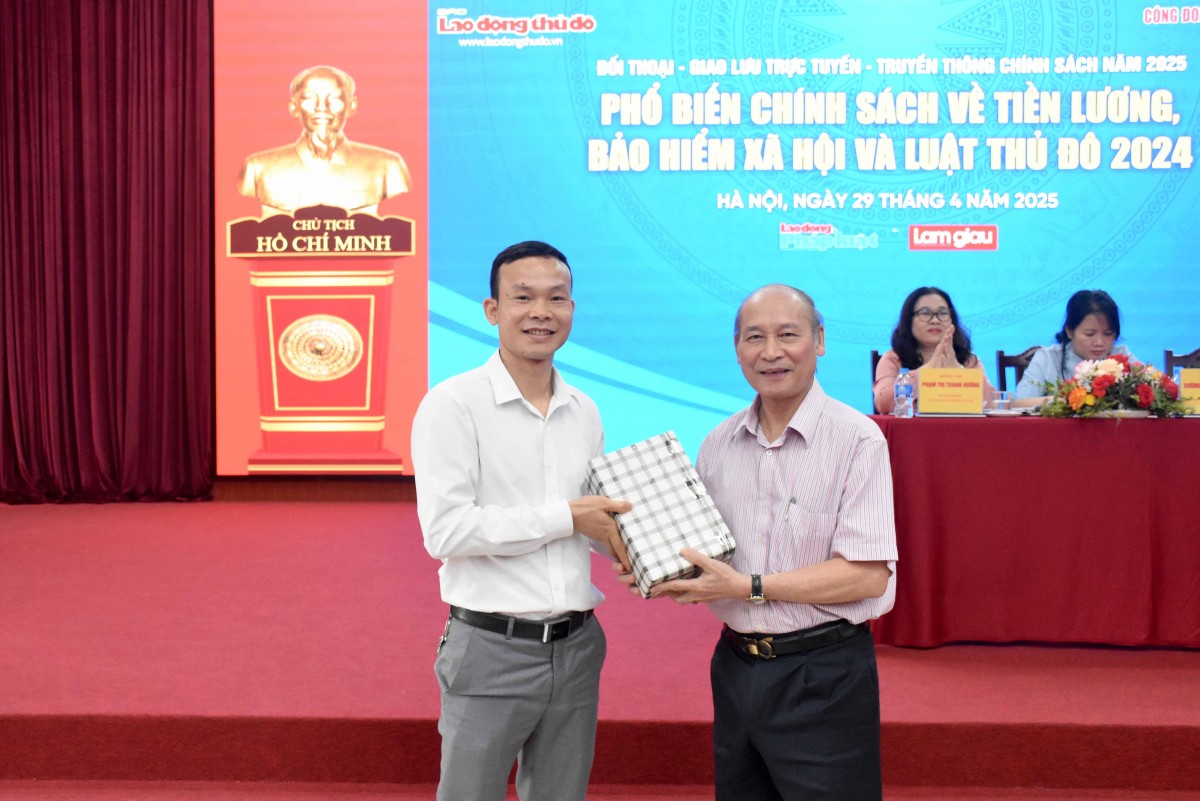 TRỰC TUYẾN: Phổ biến chính sách về tiền lương, bảo hiểm xã hội và Luật Thủ đô 2024