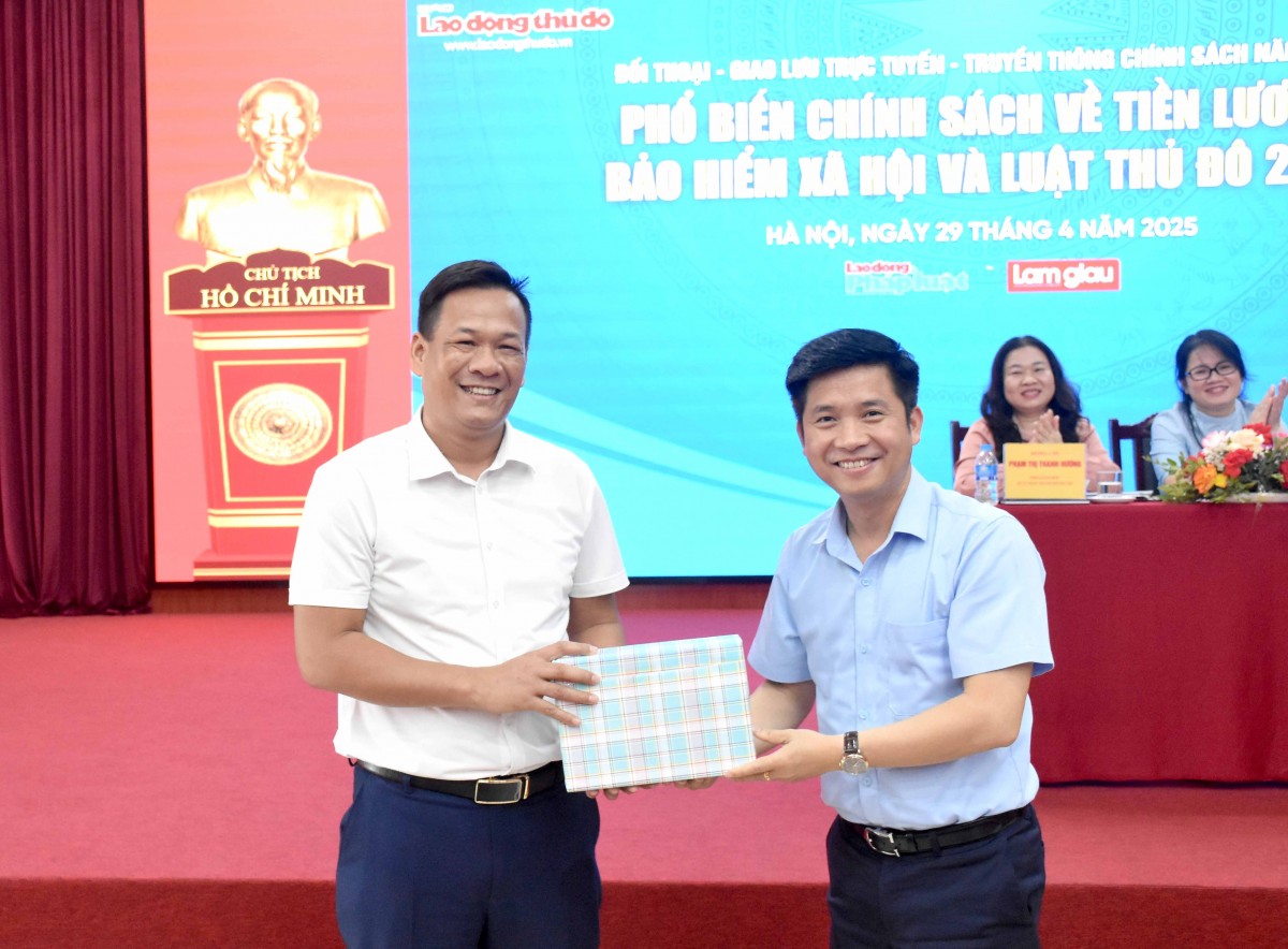 TRỰC TUYẾN: Phổ biến chính sách về tiền lương, bảo hiểm xã hội và Luật Thủ đô 2024