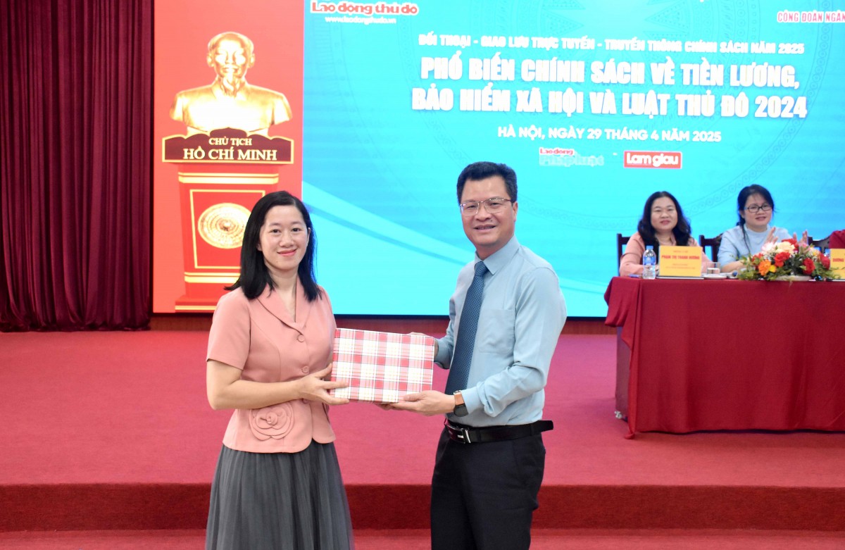 TRỰC TUYẾN: Phổ biến chính sách về tiền lương, bảo hiểm xã hội và Luật Thủ đô 2024