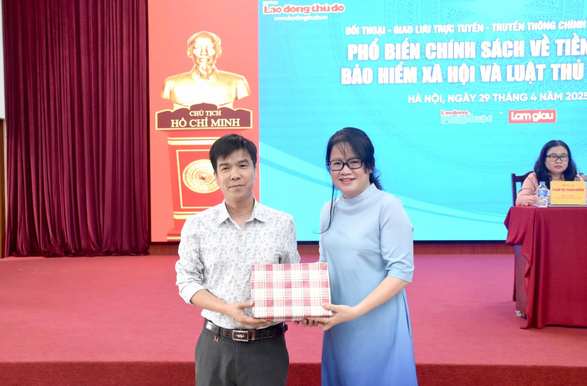 TRỰC TUYẾN: Phổ biến chính sách về tiền lương, bảo hiểm xã hội và Luật Thủ đô 2024