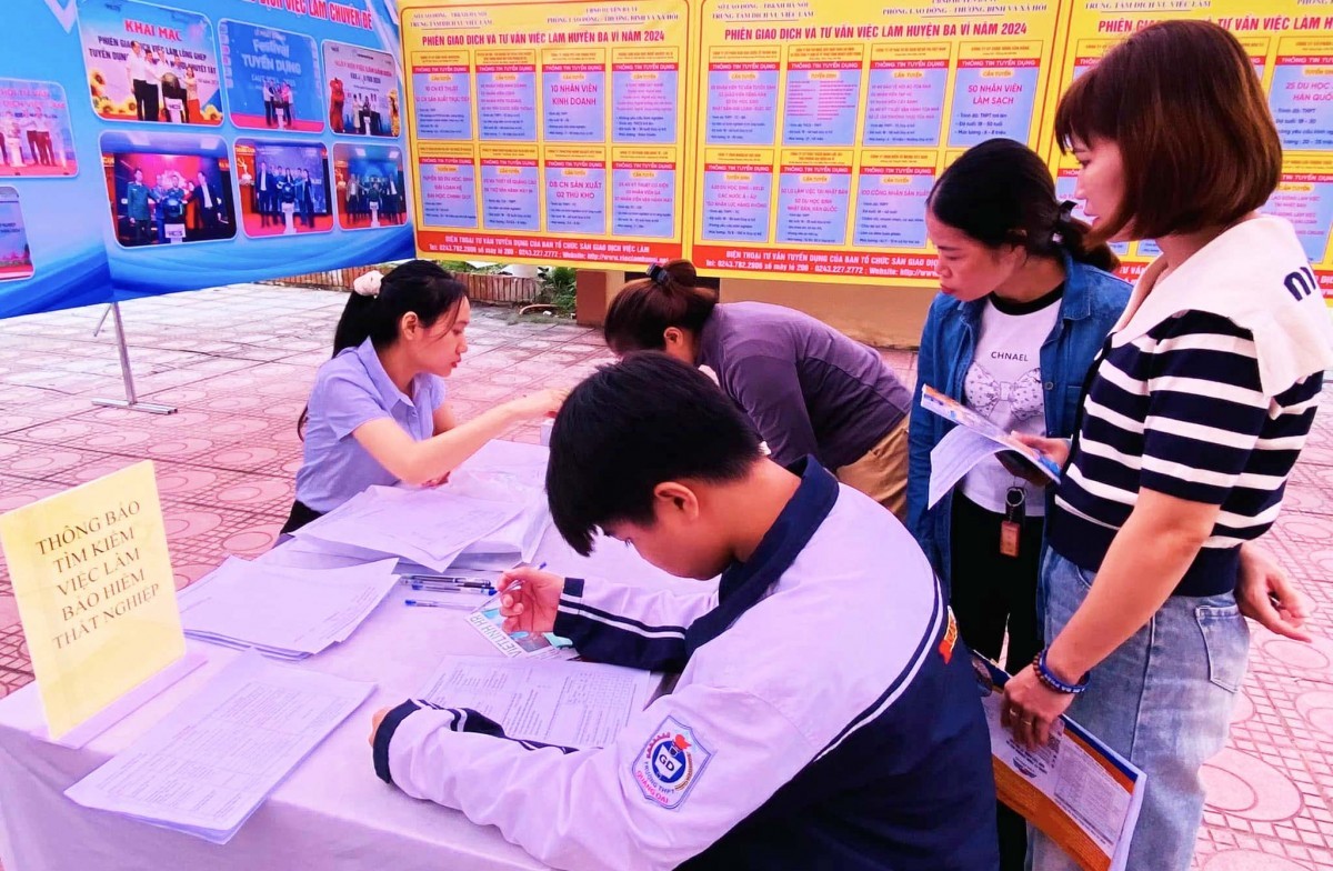 Sắp diễn ra Phiên giao dịch và tư vấn việc làm huyện Ba Vì năm 2025