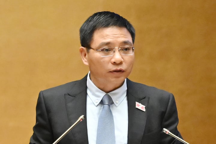 Bộ trưởng Tài chính Nguyễn Văn Thắng. (Ảnh: quochoi.vn)