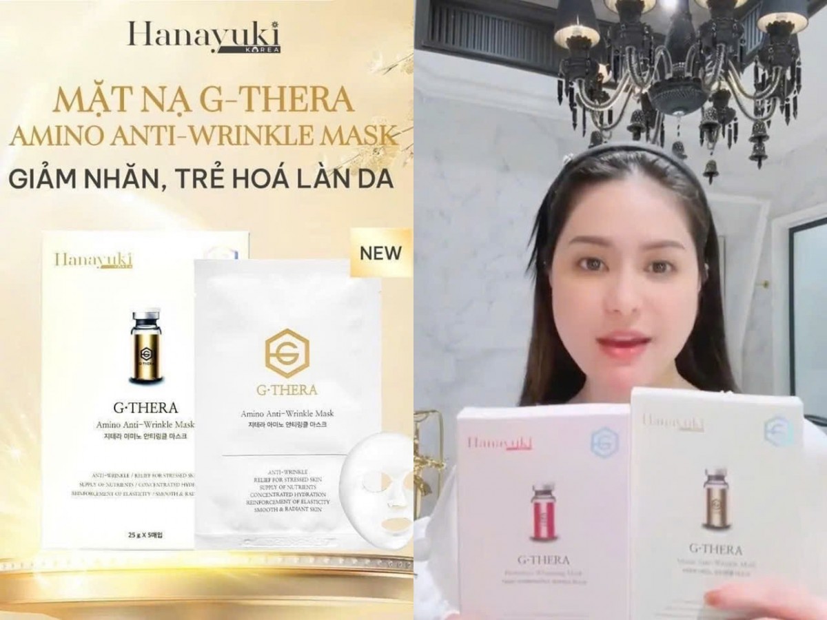 Công ty của chồng Đoàn Di Băng thông báo thu hồi mặt nạ Thera Amino Anti-Wrinkle Mask