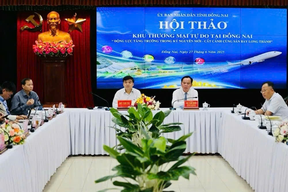 UBND tỉnh Đồng Nai tổ chức Hội thảo Khu thương mại tự do "Động lực tăng trưởng trong kỷ nguyên mới - Cất cánh cùng sân bay Long Thành".