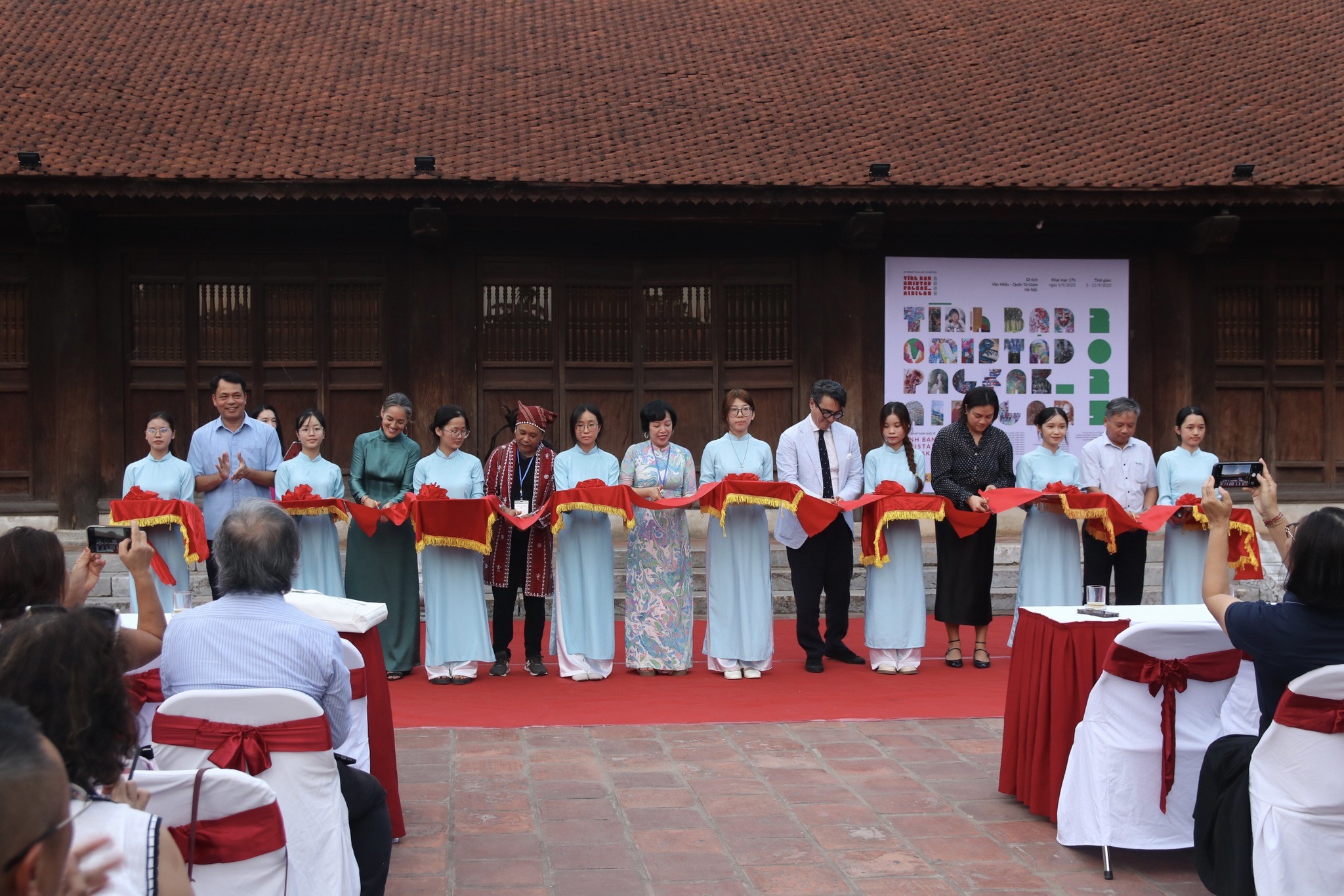 Triển lãm mỹ thuật quốc tế tại Văn Miếu - Quốc Tử Giám: Lan tỏa cảm hứng sáng tạo và tình hữu nghị