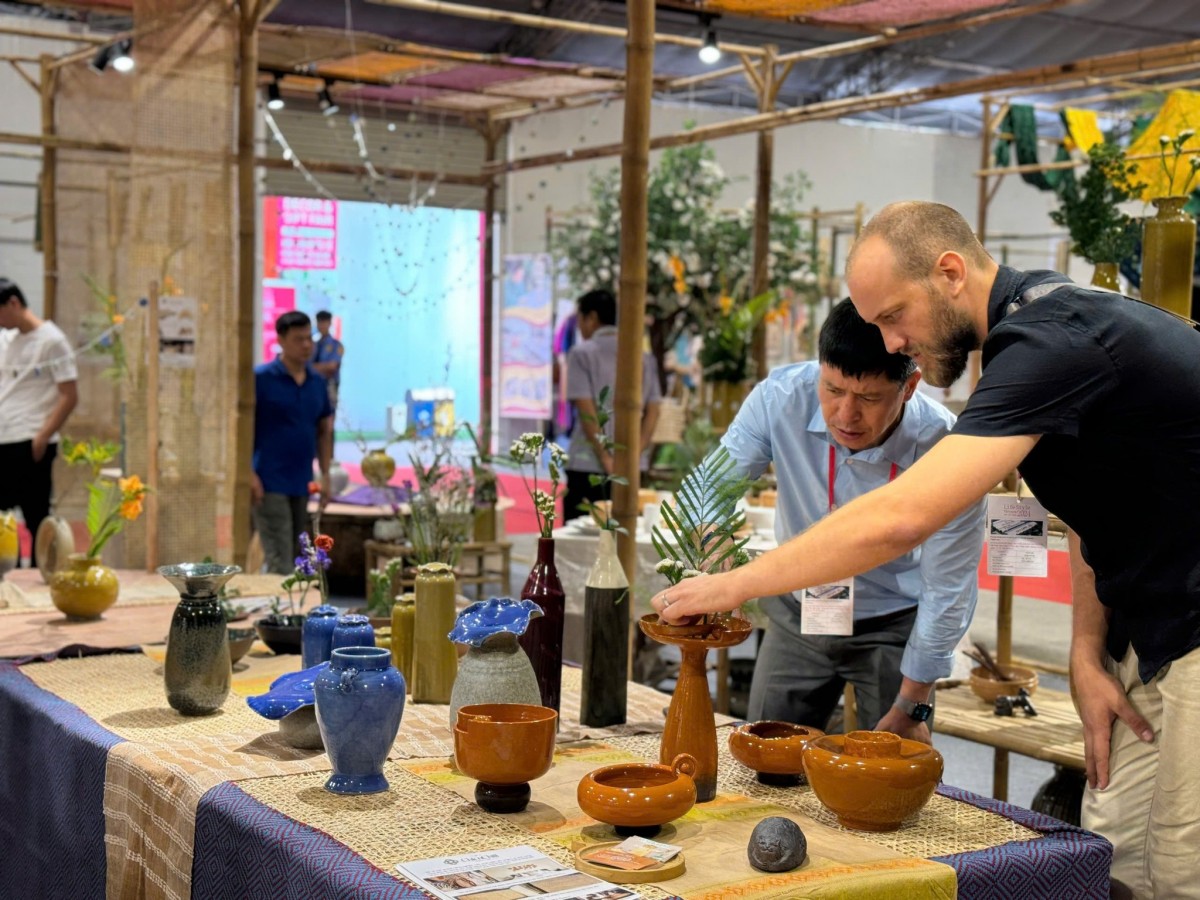 Mê Linh chuẩn bị đón sự kiện quảng bá sản phẩm OCOP, thủ công mỹ nghệ Hà Nội 2025