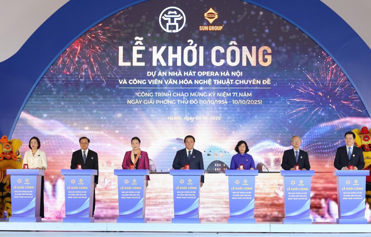 Hà Nội khởi công dự án Nhà hát Opera và Công viên văn hóa nghệ thuật chuyên đề hơn 12.700 tỷ đồng