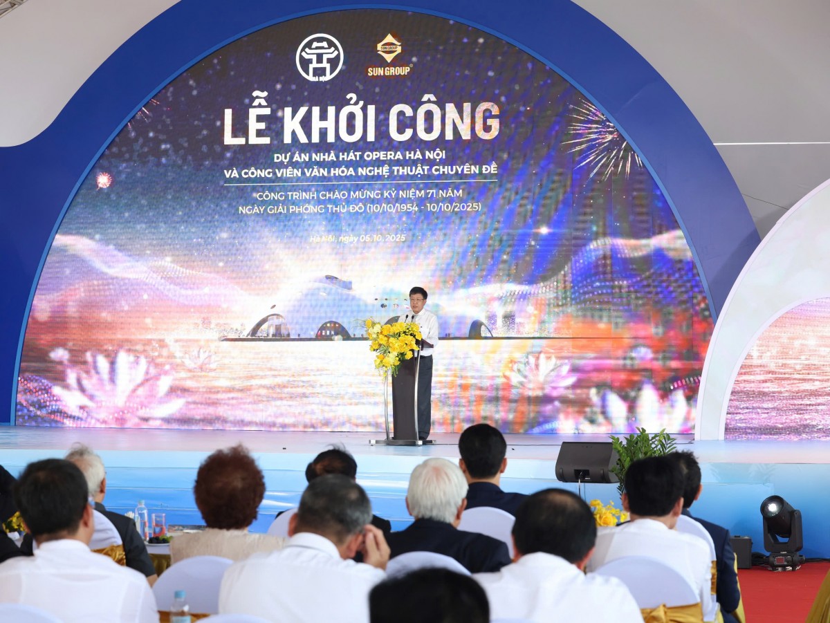 Hà Nội khởi công dự án Nhà hát Opera và Công viên văn hóa nghệ thuật chuyên đề hơn 12.700 tỷ đồng