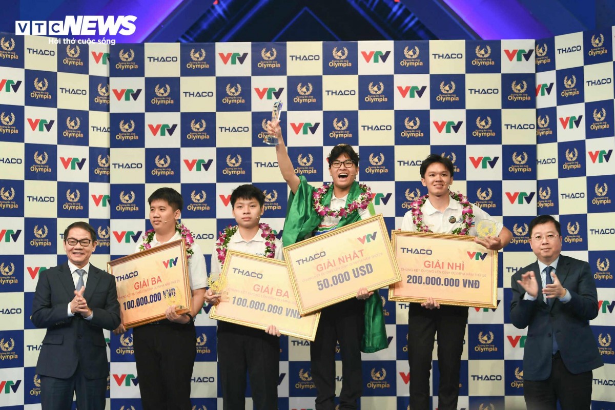 Bảo Khánh giành ngôi vô địch Olympia lần thứ hai cho chuyên Hà Nội - Amsterdam