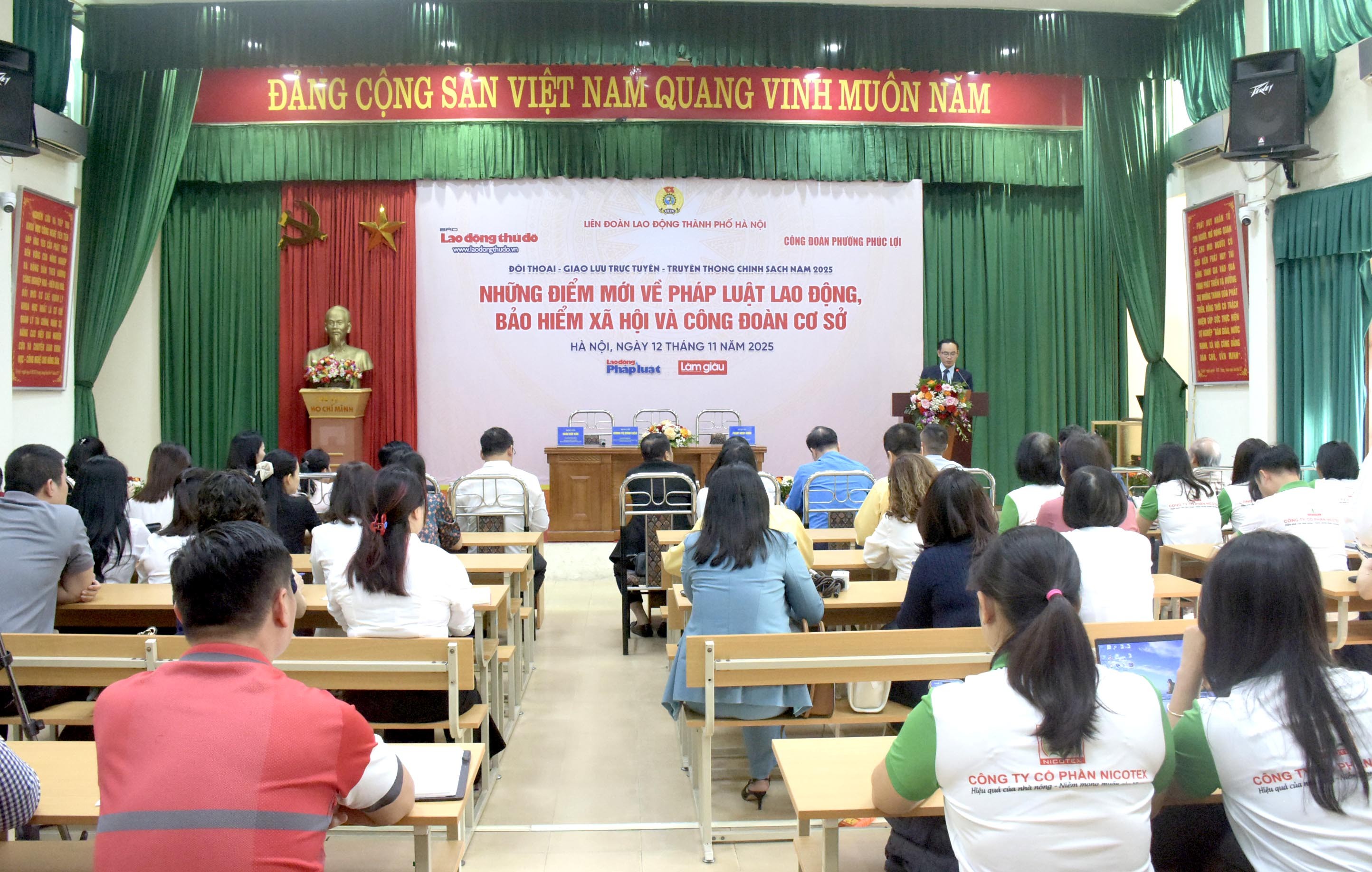 TRỰC TUYẾN: Những điểm mới về pháp luật lao động, bảo hiểm xã hội và Công đoàn cơ sở