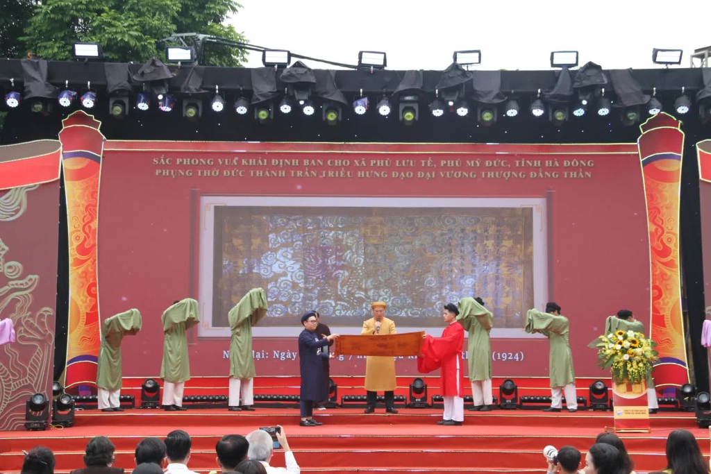 Đền Đức Trần Triều: Điểm nhấn văn hóa, tín ngưỡng tại xã Mỹ Đức