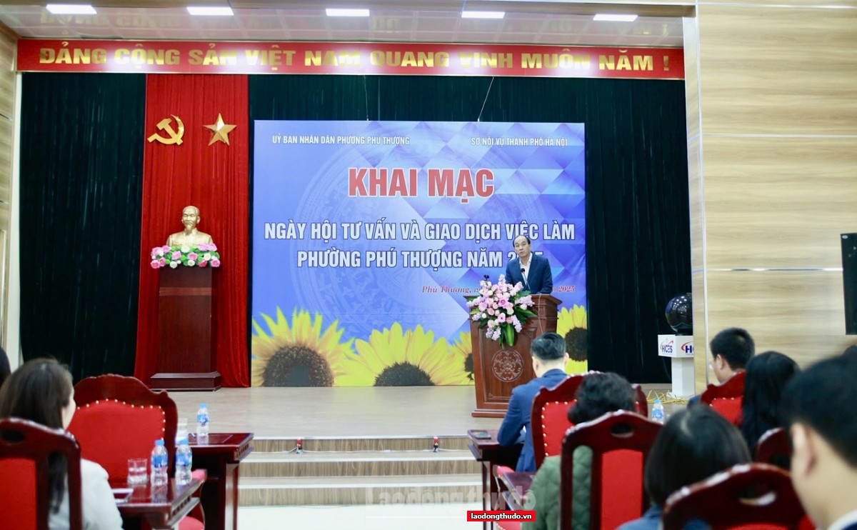 1.479 chỉ tiêu tuyển dụng tại Ngày hội tư vấn và giao dịch việc làm phường Phú Thượng