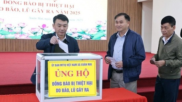 Xã Xuân Mai chung tay hỗ trợ đồng bào vùng lũ