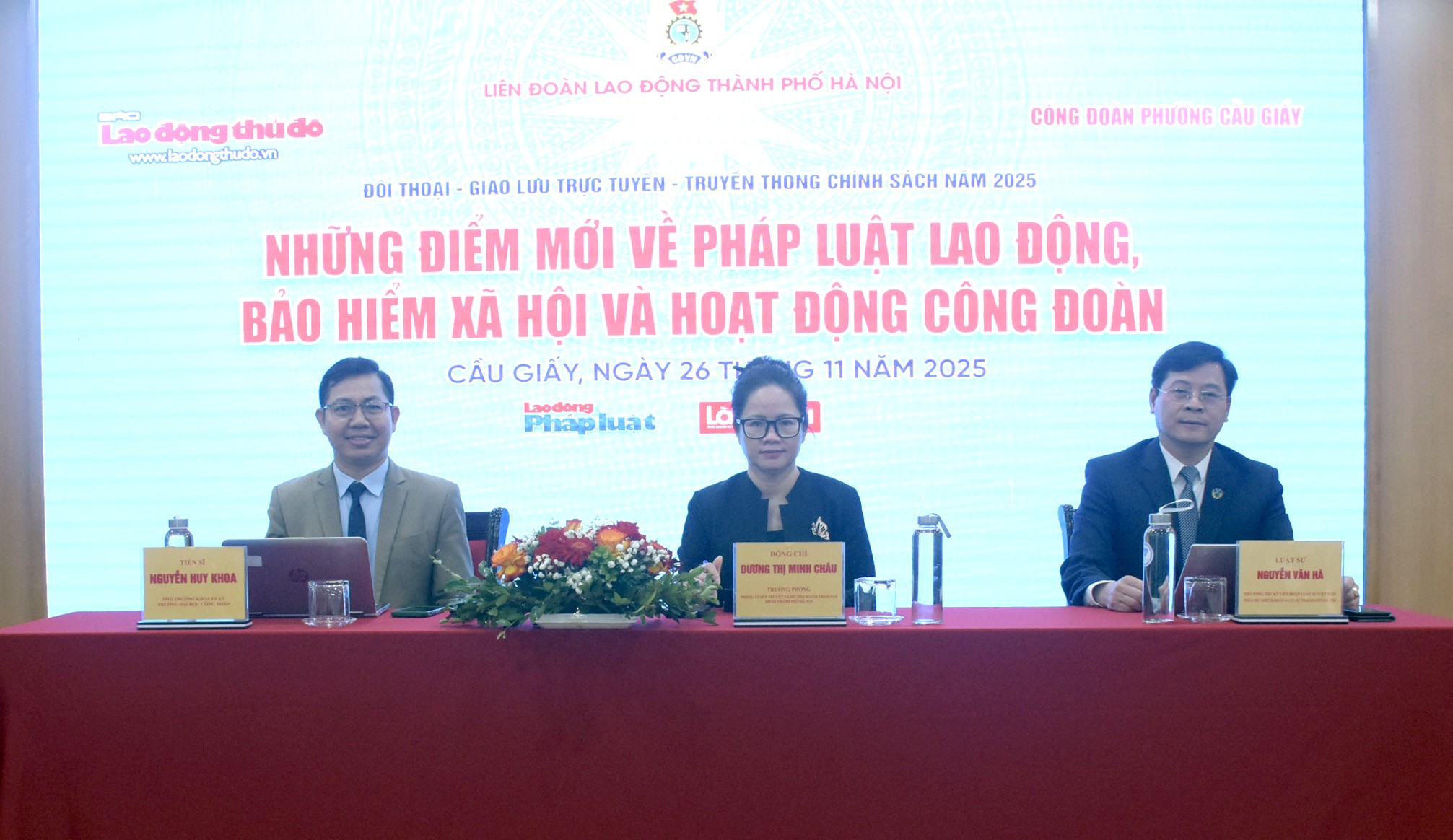 TRỰC TUYẾN: Những điểm mới về pháp luật lao động, bảo hiểm xã hội và hoạt động Công đoàn 2025