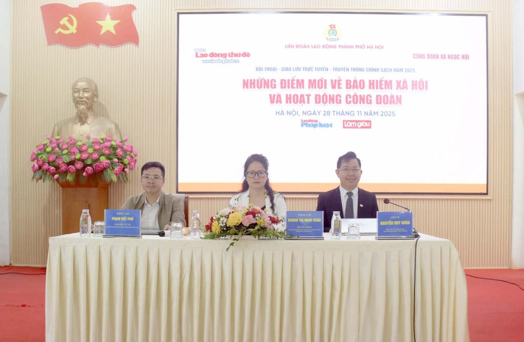 TRỰC TUYẾN: Chính sách mới về bảo hiểm xã hội và hoạt động công đoàn năm 2025