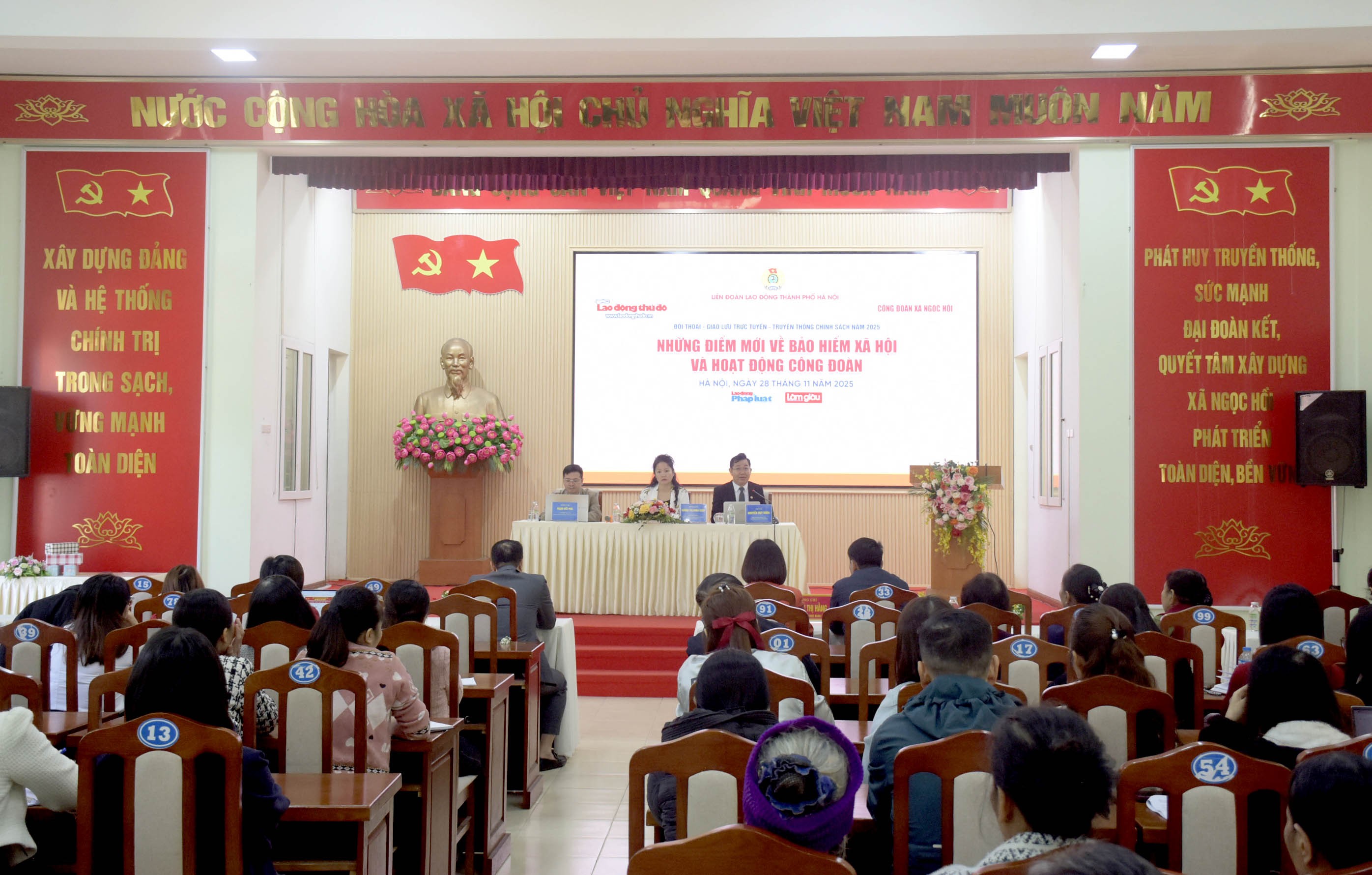 TRỰC TUYẾN: Chính sách mới về bảo hiểm xã hội và hoạt động công đoàn năm 2025