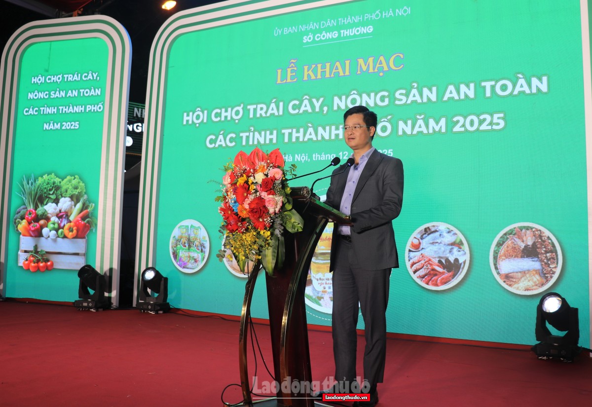 Hà Nội: Khai mạc Hội chợ trái cây, nông sản an toàn các tỉnh, thành phố năm 2025