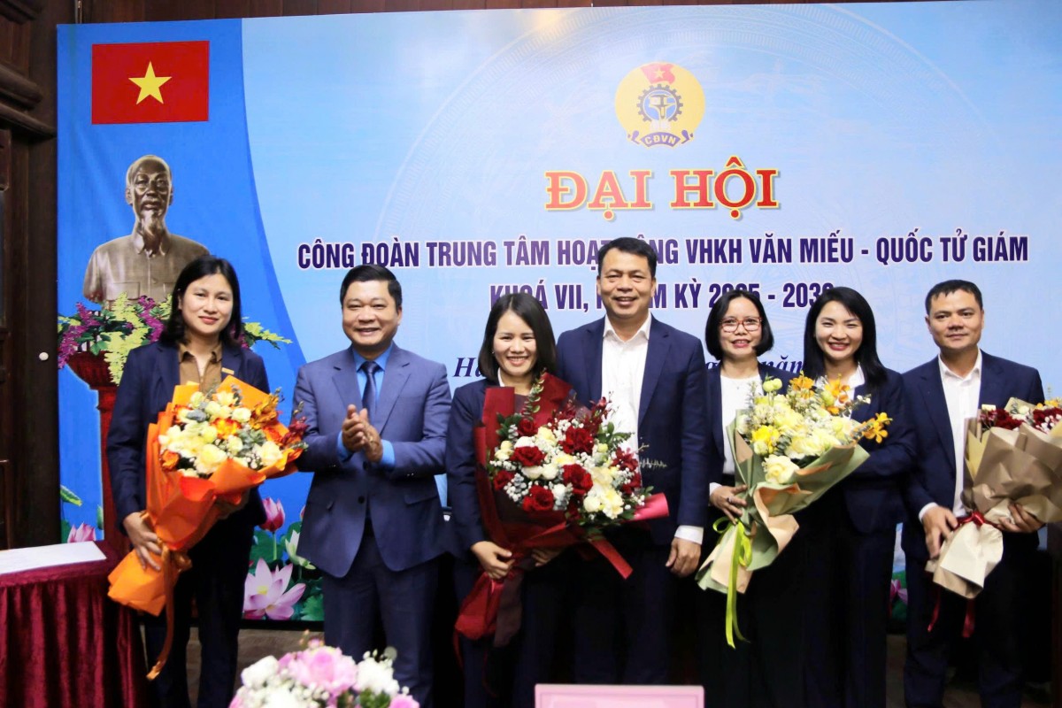 100% Công đoàn cơ sở phường Văn Miếu - Quốc Tử Giám hoàn thành Đại hội trước thời gian quy định