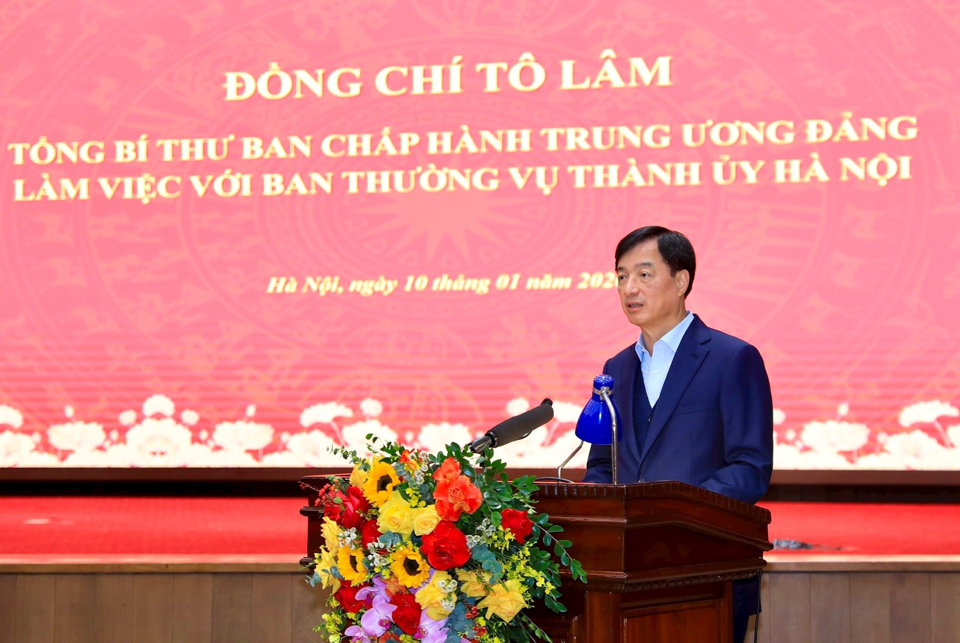 Tổng Bí thư Tô Lâm làm việc với Ban Thường vụ Thành ủy Hà Nội về định hướng phát triển Thủ đô