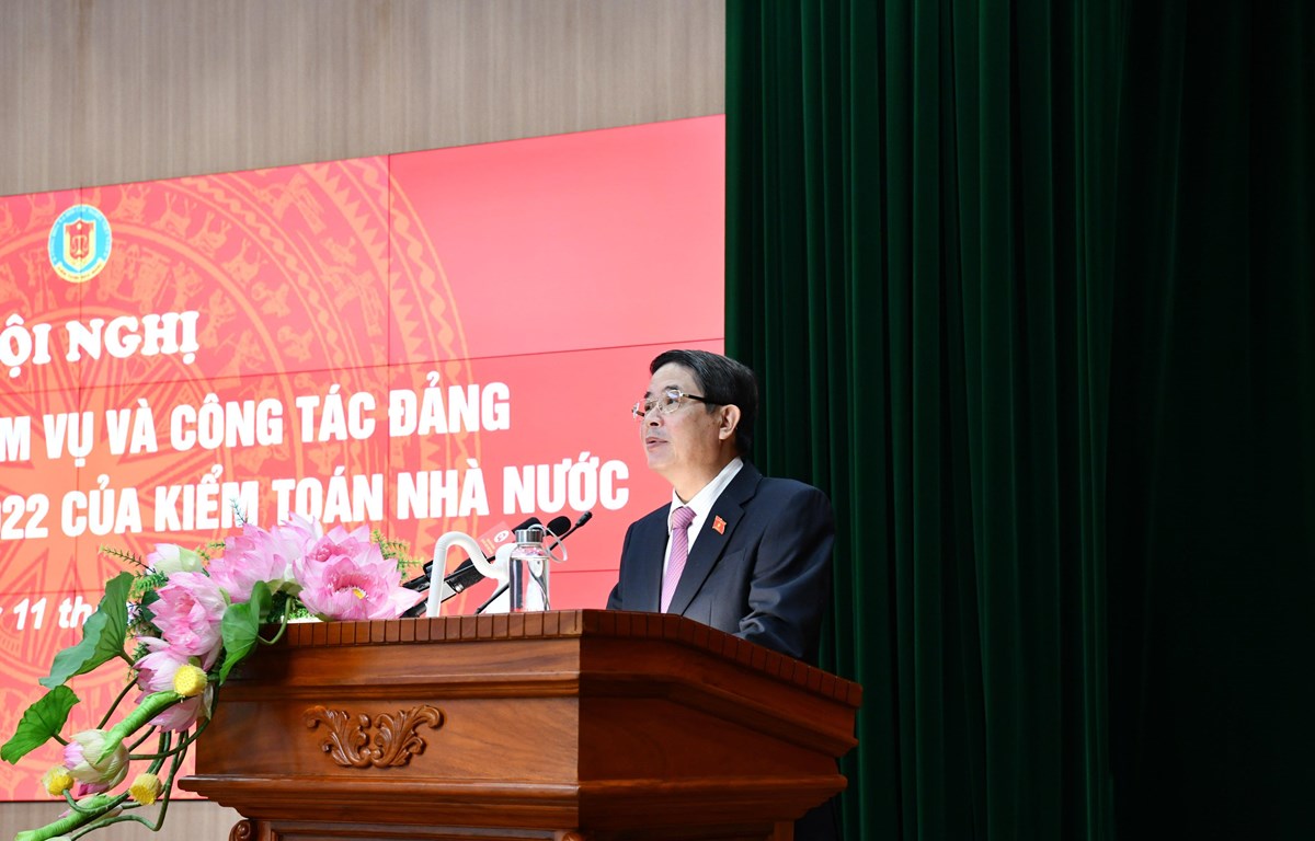 Phó chủ tịch Quốc hội Nguyễn Đức HảiPhó chủ tịch Quốc hội Nguyễn Đức Hải phát biểu tại hội nghị. (Ảnh: Vietnam+)