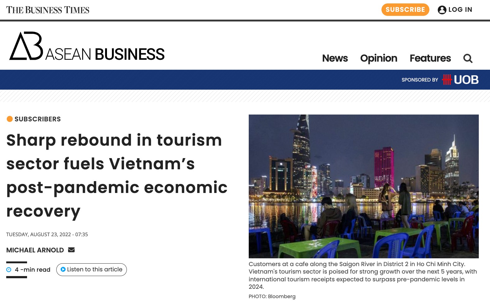Bùng nổ du lịch thúc đẩy phục hồi kinh tế Việt Nam sau đại dịch